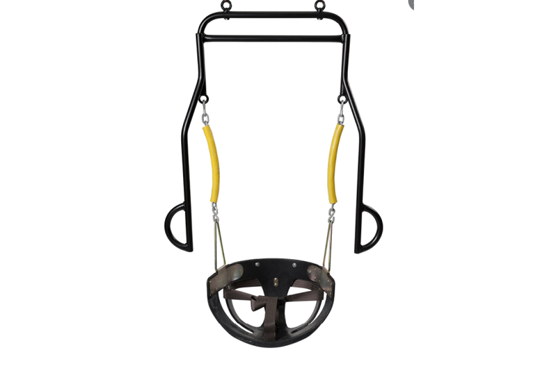 Half Bucket Adult Disabled Swing Seat + Support Frame